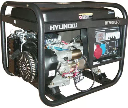 Бензогенератор Hyundai HY 7000LE-3 купить в Челябинске