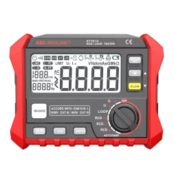 Тестер параметров УЗО и петли фаза-ноль цифровой КВТ KT 5910 (87241)