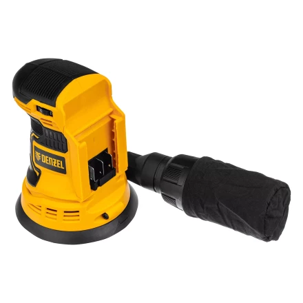 Машина шлифовальная эксцентриковая аккумуляторная COS-125-0, 18В Li-Ion Denzel 28471 купить в Челябинске