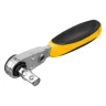 Ключ-трещотка для бит 1/4" Denzel 11633, 52 зуба, CrMo, адаптер для торцевых головок Denzel купить в Челябинске