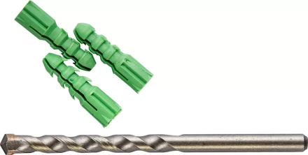 Набор STAYER Свeрла &quot;MASTER&quot; по бетону, 10мм, с дюбелями, 11 предметов 29111-H11-10 купить в Челябинске