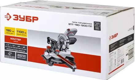 Пила торцовочная с протяжкой ЗПТ-190-1200 ПЛ серия МАСТЕР купить в Челябинске