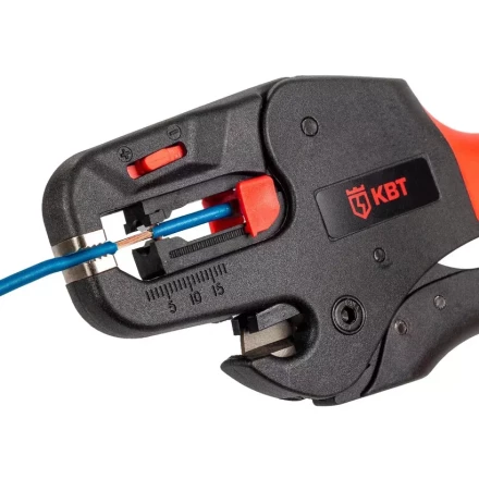 Автоматический торцевой стриппер КВТ WS-22т для снятия изоляции с проводов 0.08–10 мм (86599) купить в Челябинске