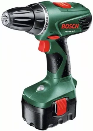 Аккумуляторная дрель BOSCH PSR 14,4-2 1 аккумулятор (0.603.951.G20) купить в Челябинске