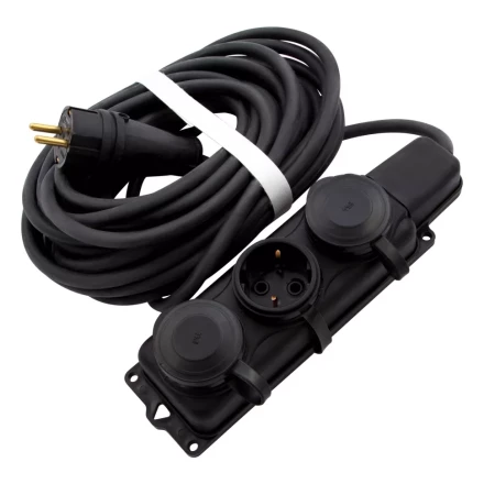 Удлинитель силовой 10 м, 16 А, тип УХз16, 3 x 1.5 мм, Россия Сибртех 95885 купить в Челябинске