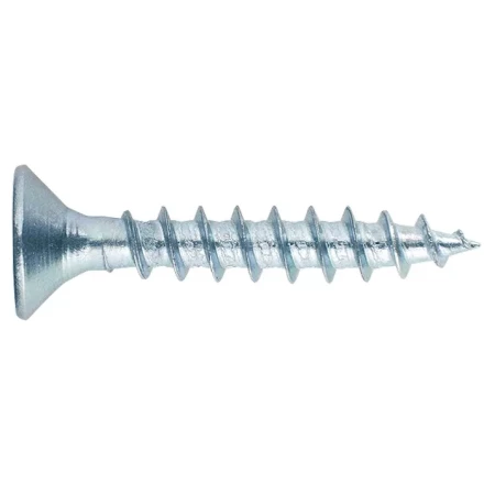 Саморезы универсальные 6,0х60 потайная головка PZ оцинкованные 100шт ШУРУПЬ 49135 купить в Челябинске