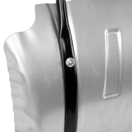 Движок для уборки снега оцинкованный, 750х420х1120 мм, усиленный, стальная рукоятка,Россия, Сибртех 61497 купить в Челябинске