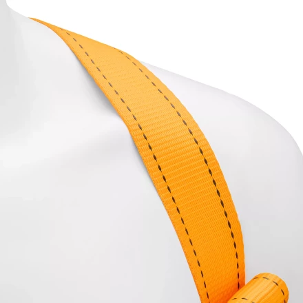 Удерживающе-страховочная привязь Сибртех 89507, модель УСП II, наплечные и набедренные лямки, высокий кушак купить в Челябинске