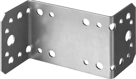 Крепежный угол ЗУБР &quot;МАСТЕР&quot; Z-образный, 65х90х45мм, 50шт 310145-090 купить в Челябинске