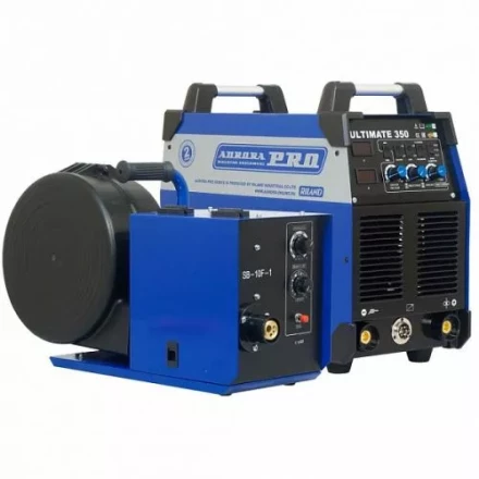 Инверторный сварочный полуавтомат ULTIMATE 350 IGBT с горелкой  подающий закрытый SB-10F пакет проводов  НАКС 2 штки Aurora-Pro купить в Челябинске