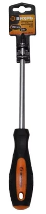 Отвёртка крестовая PZ3 150 мм Вихрь купить в Челябинске