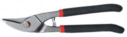 Ножницы по металлу, 225 мм, для фигурного реза, обливные рукоятки MATRIX 78317