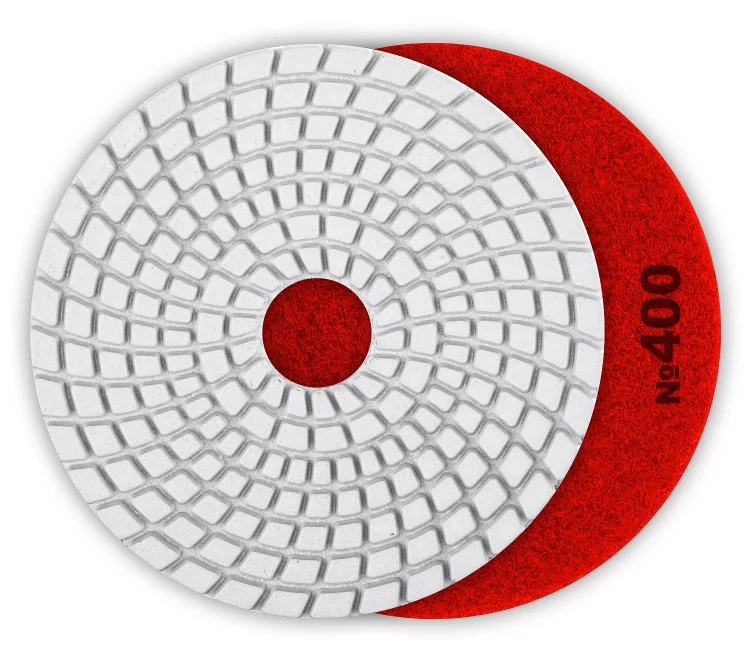 ЗУБР 125 мм, №400, мокрое шлифование, алмазный гибкий шлифовальный круг АГШК, Профессионал (29867-400) купить в Челябинске