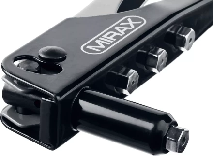 Заклепочник, MIRAX 31033, для алюминиевых заклепок d=2,4 / 3,2 / 4,0 / 4,8 мм, длина 225мм 31033_z01 купить в Челябинске
