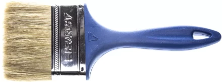Кисть плоская STAYER &quot;UNIVERSAL-PROFI&quot;, светлая натуральная щетина, пластмассовая ручка, 100мм 01085-100_z01 купить в Челябинске