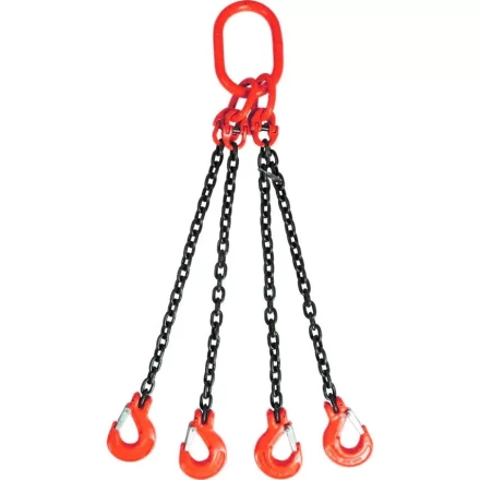 Строп цепной TOR 4СЦ г/п 31,5 т 7,0 м с самозакрывающимися крюками 1018644 купить в Челябинске