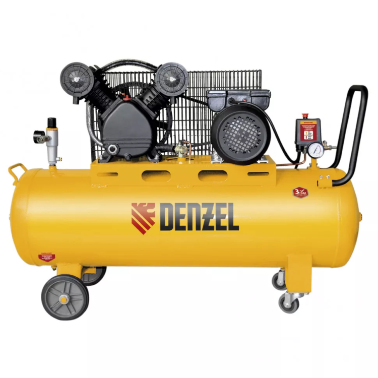Компрессор масляный ременный Denzel DRV2200/100 58088 купить в Челябинске