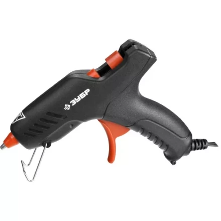 Пистолет ЗУБР &quot;МАСТЕР&quot; клеевой (термоклеящий), электрический, эргономичная рукоятка, рабочая температура 165град, d=8мм, 20Вт 06850-20-08_z02 купить в Челябинске