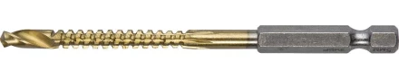 ЗУБР. Сверло фрезеровальное по дереву и тонкому листовому металлу, шестигранный хвостовик 1/4&quot;, 5х85мм 29966-05 купить в Челябинске