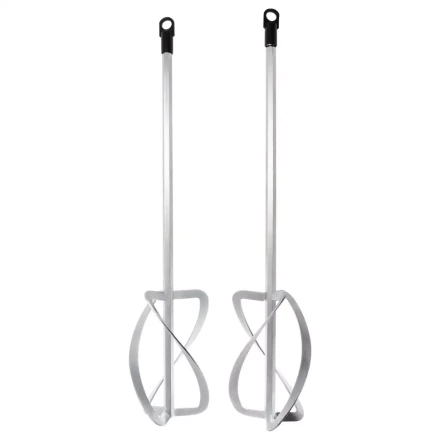 Комплект насадок для строительного миксера Denzel 84839, 2шт., 220х560 мм, оцинкованные, хвостовик HEX13 купить в Челябинске