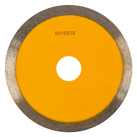 Диск алмазный отрезной 115 х 22,2 мм, сплошной, супертонкий, горячий пресс, мокрое резание// Denzel 73043 купить в Челябинске