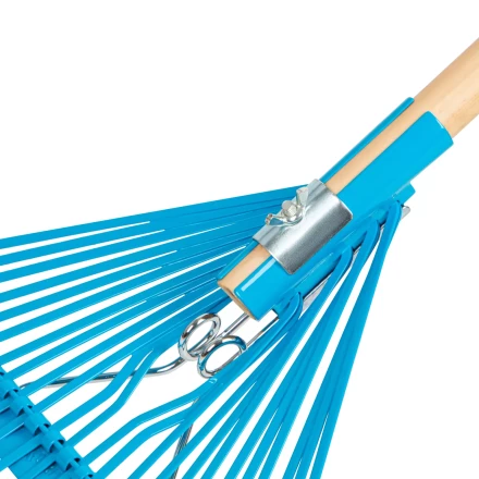 Грабли веерные стальные Palisad, 540 х 1450 мм, 24 плоских зуба, лакированный черенок, Luxe 617905 купить в Челябинске