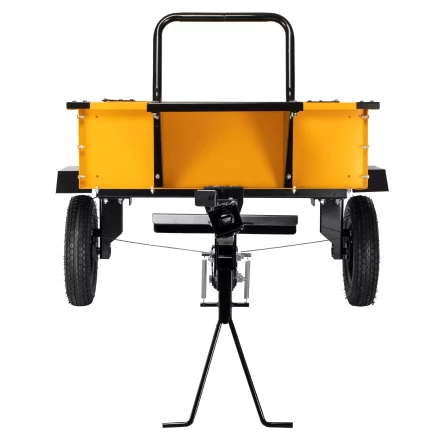 Прицеп для мотоблока Denzel TT-500, оцинк., груз. 500 кг, рег. сцепка, колеса 4.00-10, в упаковке купить в Челябинске