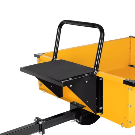 Прицеп для мотоблока Denzel TT-500, оцинк., груз. 500 кг, рег. сцепка, колеса 4.00-10, в упаковке купить в Челябинске