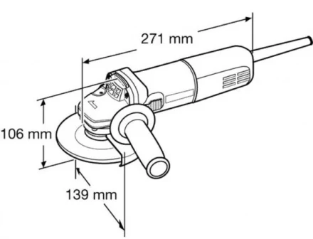 Углошлифовальная машина Makita 9558HNR УШМ Болгарка купить в Челябинске