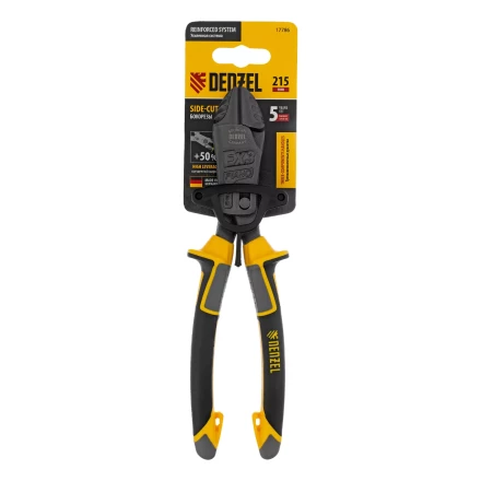 Бокорезы 215 мм Denzel 17786, усиленные, трехкомпонентные рукоятки купить в Челябинске