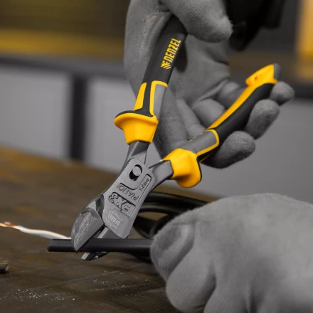 Бокорезы 215 мм Denzel 17786, усиленные, трехкомпонентные рукоятки купить в Челябинске