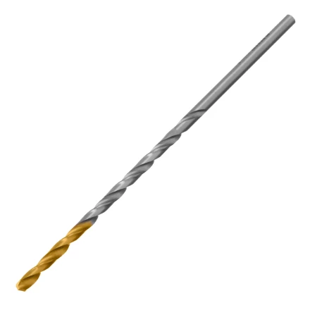 Сверло спиральное по металлу 3 х 100 мм, Р6М5, Golden Tip, удлиненное, 2шт. Denzel 718247 купить в Челябинске