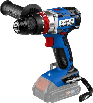 Бесщеточная дрель-шуруповерт ударная Зубр, без АКБ (T7), в коробке DBS-201 серия «ПРОФЕССИОНАЛ» купить в Челябинске