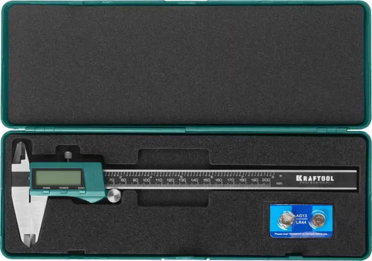 Штангенциркуль KRAFTOOL электронный, 200мм, 0,01мм 34460-200 купить в Челябинске
