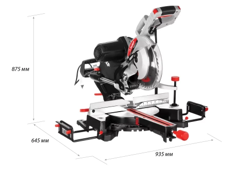 Пила торцовочная с ременной передачей ЗПТ-255-1800 ПЛР серия МАСТЕР купить в Челябинске