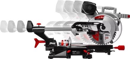 Пила торцовочная с ременной передачей ЗПТ-255-1800 ПЛР серия МАСТЕР купить в Челябинске