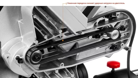 Пила торцовочная с ременной передачей ЗПТ-255-1800 ПЛР серия МАСТЕР купить в Челябинске