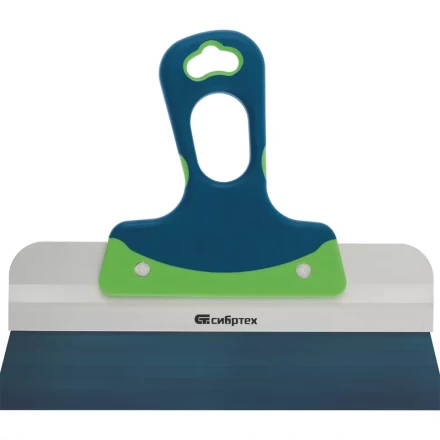 Шпатель фасадный, колоризованная пружинная сталь 65Г, 150 мм, 2-компонентная ручка  СИБРТЕХ 85551 купить в Челябинске