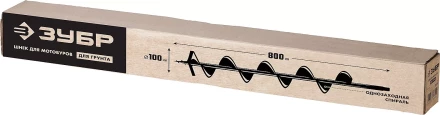 ЗУБР d 100 мм, грунт, шнек для мотобуров (7051-10) купить в Челябинске