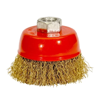 Щетка для УШМ М14/65 мм чашечная сталь прямая 511718 купить в Челябинске