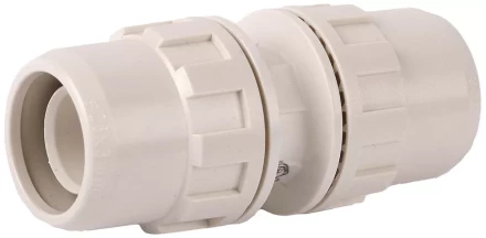 Соединитель ЗУБР &quot;ШиреФит&quot; &quot;штуцер с гайкой - штуцер с гайкой&quot;, 26мм 51490-26 купить в Челябинске