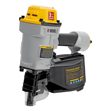 Нейлер пневматический CN70 для гвоздей CNW от 45 до 70 мм// Denzel 57421 купить в Челябинске