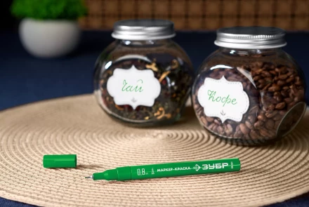 ЗУБР МК-80 зеленый, 0.8 мм маркер-краска (06324-4) купить в Челябинске