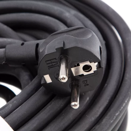 Удлинитель силовой 20 м, 16 А, тип УХз16, КГ 3 x 1.5 мм, 1 розетка, Россия Сибртех 95891 купить в Челябинске