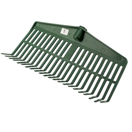 Грабли веерные пластиковые Сибртех, 420 мм, 22 плоских зуба, без черенка, Россия, 617055 купить в Челябинске