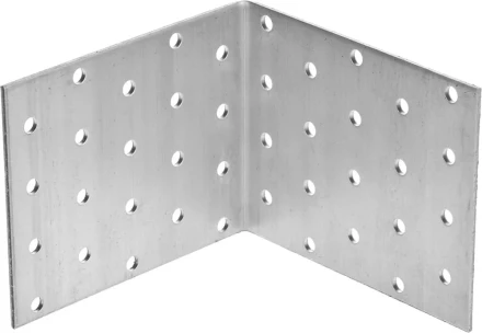 Крепежный угол ЗУБР &quot;МАСТЕР&quot; равносторонний, 80х100х100мм, 20шт 310205-080-100 купить в Челябинске