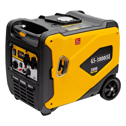 Генератор инверторный Denzel GS-3800iSE, 3,8 кВт, 230 В, закрытый корпус,электростартер купить в Челябинске