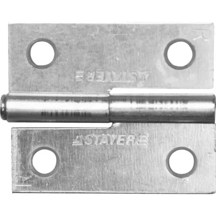 Петля дверная STAYER &quot;MASTER&quot; разъемная, цвет белый цинк, правая, 50мм 37613-50-1R купить в Челябинске