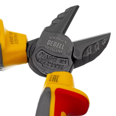 Бокорезы, диэлектрические рукоятки Denzel 17788, до 1000 В, трехкомпонентные рукоятки, 160 мм купить в Челябинске