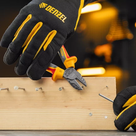 Бокорезы, диэлектрические рукоятки Denzel 17788, до 1000 В, трехкомпонентные рукоятки, 160 мм купить в Челябинске